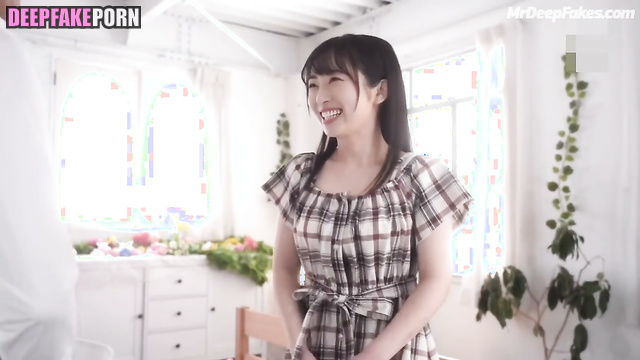 Fan is going to fuck her, fake Haruka Fukuhara (福原遥 インターネットの有名人)