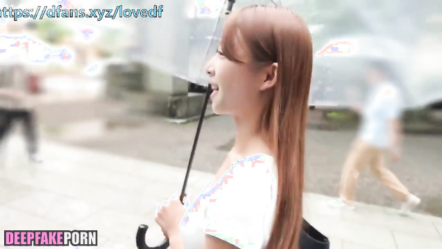 Stranger teasing her pink small pussy - Zhou Dongyu (周冬雨 假名人色情片) fakeapp