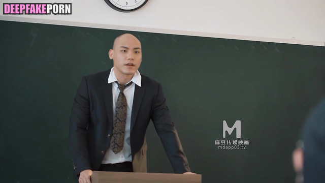 Dirty gangbang with teacher in the classroom - Li Xiaolu (李小璐 智能换脸) ai [PREMIUM]