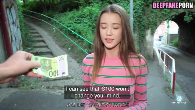 Random guy from the street discovers throat of IU with dick 아이유 fake porn 가짜 포르노 [PREMIUM]