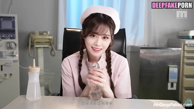 Horny nurse wanna play with her patient with a dildo / Jiyeon (지연 티아라) ai