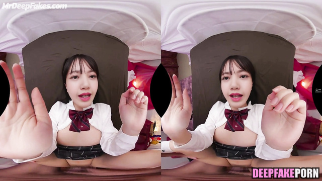 리사 블랙핑크 modest schoolgirl Lisa playing adult games right now - pov A.I.