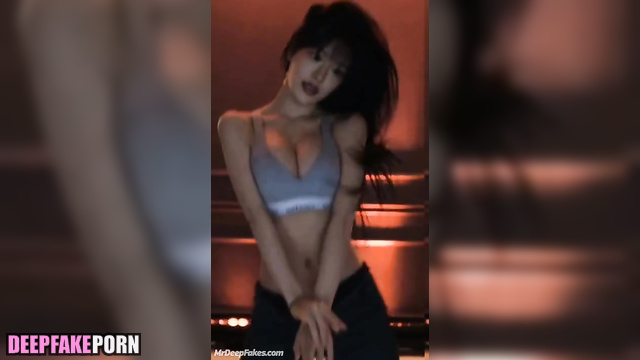 Busty Kpop idol Yujin アイヴ pleases fans with new dance video IVE 本物の偽物 real fake