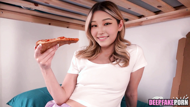 Hyoon fucking with a stranger in the cheap hostel, internet celebrity