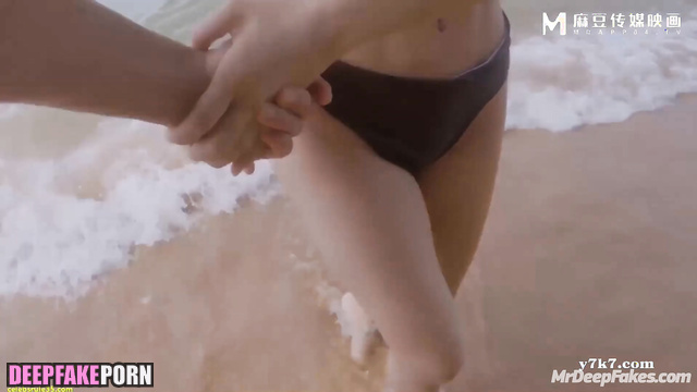 Producer filmed their passion fucking in the pool, Karina (카리나 에스파) A.I.