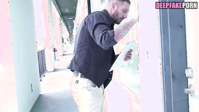 Guy got the wrong door and fucked her sweetly, Kyedae in deepfake video