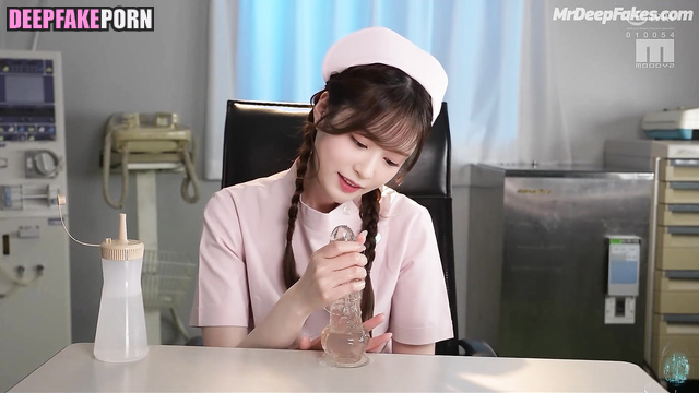 アイズワン セックスシーン nurse flirted with you with her legs in stockings, Minju ai