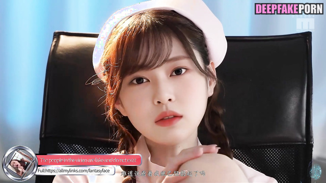 アイズワン セックスシーン nurse flirted with you with her legs in stockings, Minju ai