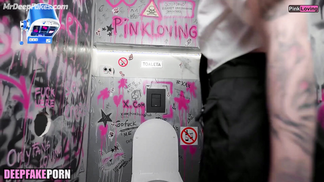 Tattooed slut Emiru having cool experiment in a sex booth (deepfake porn)