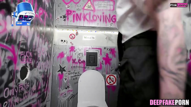 Horny star pleasing random cocks in the sex booth, Kyedae face swap