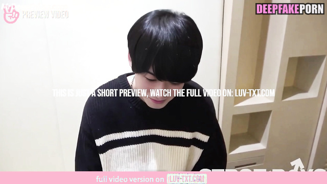 Sexy teen Soobin トゥモロー アダルト wants to lose anal virginity this night, ai