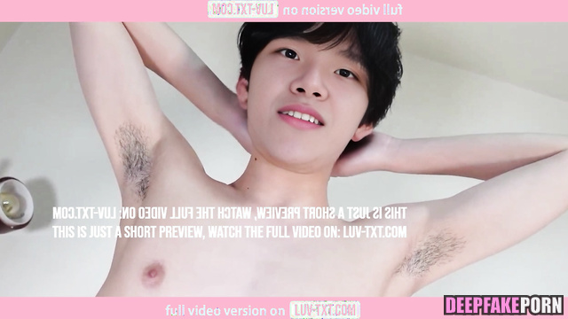 Fake 운학 보이넥스트도어 Woonhak from BOYNEXTDOOR Shows off hairy armpits