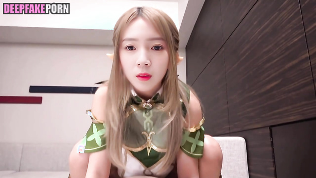 Modest elf Chen Yao (陈瑶 充满激情的性爱) enjoying first sex with a human, ai [PREMIUM]