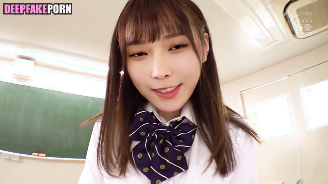 Funny sex with virginity Winter right in the school 윈터 에스파 face swap [PREMIUM]