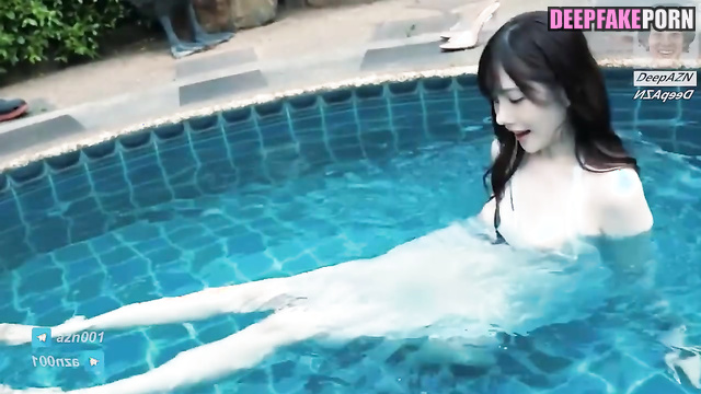 Sexy NMIXX Sullyoon (설윤) life nude AI show