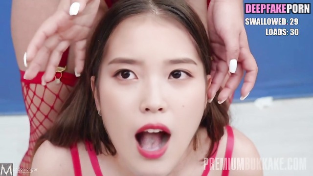 She'll have to swallow it - IU (아이유 스마트한 얼굴 변화) in adult tapes / [PREMIUM]