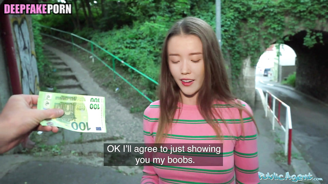 Fake celebrity porn - IU sold her cunt for money 아이유 가짜 연예인 포르노 [PREMIUM]