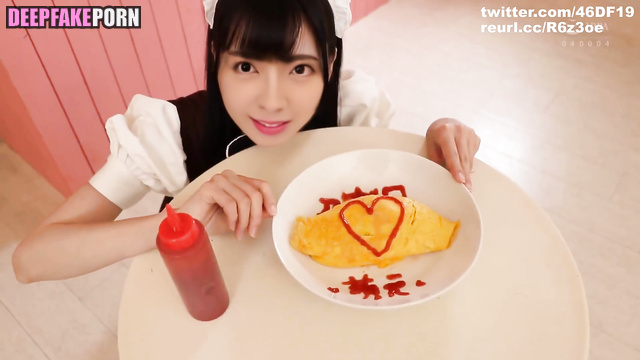 DeepFake J-Pop sex tape / shy maid Kanemura Miku is fingered フェイクポルノ 日向坂46 金村美玖 [PREMIUM]