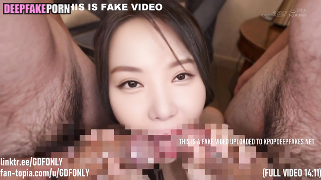 DeepFake KPOP idol Eunha from GFriend can handle both 여자친구 은하 가짜 포르노 쓰리썸