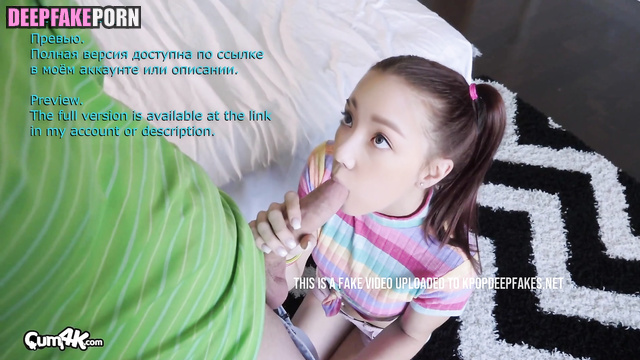 Face swap / Cute babe Taeyeon from SNSD is giving a head POV 소녀시대 태연 사까시 딥페이크