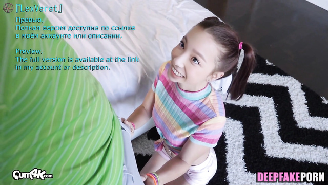 Face swap / Cute babe Taeyeon from SNSD is giving a head POV 소녀시대 태연 사까시 딥페이크