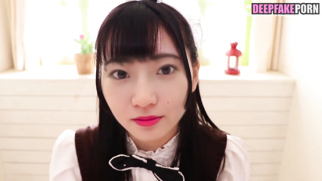 Takeda Rena 武田玲奈 as sexy maid got masturbated deepfake ディープフェイク エロ [PREMIUM]