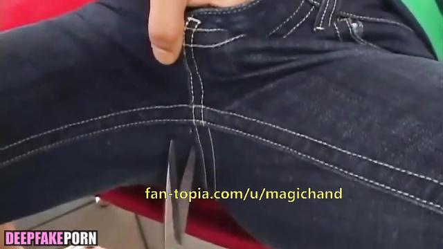 李沁 智能換臉 性别 Deepfake sex tape of Li Qin fingered during threesome