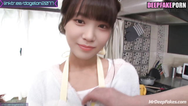 Deepfake kitchen blowjob - Chaewon from LE SSERAFIM / 딥페이크 채원 르세라핌 사까시