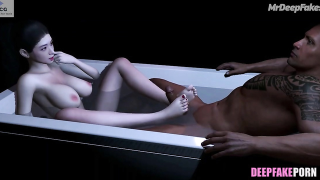 지수 Jisoo makes footjob in 3D animation 딥페이크/deepfake (BLACKPINK 블랙핑크)