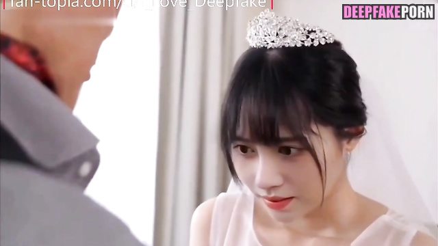 Ju Jingyi/鞠婧祎 [智能換臉 deepfake] gets fucked hard at her wedding