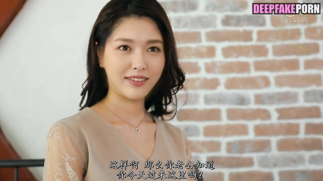 唐嫣 Tang Yan squeezes her big and outstanding boobs deepfake porn 智能換臉