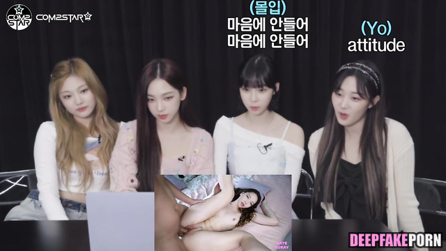 aespa/에스파 girls in deepfake/딥페이크 compilation of porn music video