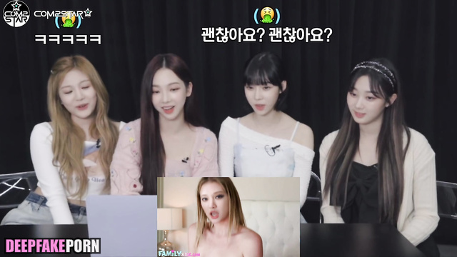 aespa/에스파 girls in deepfake/딥페이크 compilation of porn music video