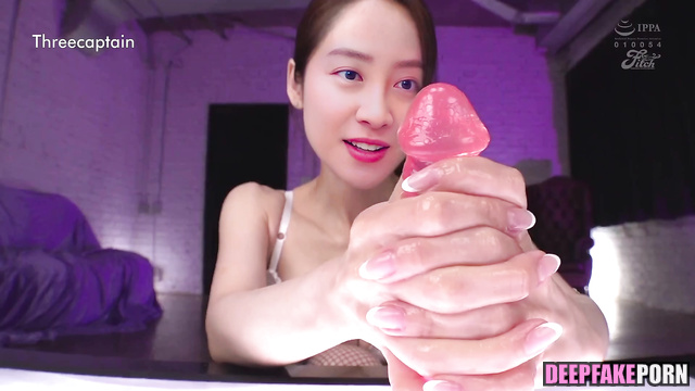 Song Ji-Hyo plays with big dildo like it is cock deepfake 송지효 (딥페이크) [PREMIUM]